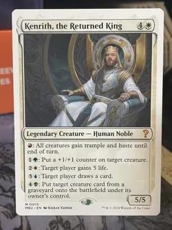 Kenrith the Returned King White Border Mystery Booster 2 MTG Magic Card - Image 1