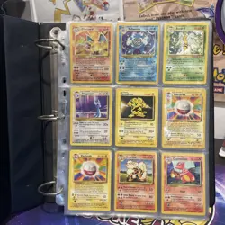 WOTC Pokemon 240+ Cards Binder Charizard Base Jungle Neo 1st Edition Fossil Gym - Image 1