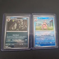 Prismatic - Umbreon 059/131 Pokeball & Slowking 019/131 Masterball Pokemon Card - Image 1