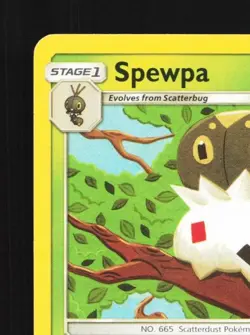 Spewpa 7/131 NM Forbidden Light English Pokemon Card TCG - Image 4
