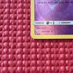 Pokemon Marshadow Cosmic Eclipse 103/236 Rare Reverse Holo TCG Card Sun Moon - Image 5