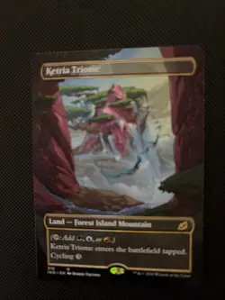 MTG Triome Set Showcase Indatha, Zagoth, Savia Raugrin, two Ketria Magic Cards - Image 4