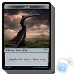 10 pcs CLUE TOKEN (22/31) Double Masters Magic MTG MINT CARD - Image 1