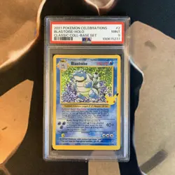 Blastoise PSA 9 Celebrations Classic Collection 2 Pokemon Card Mint - Image 1