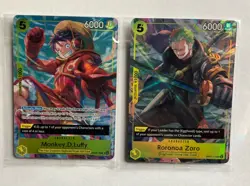One Piece Illustration Box Vol 3 Roronoa Zoro & Monkey.D.Luffy Promo Cards ENG - Image 1