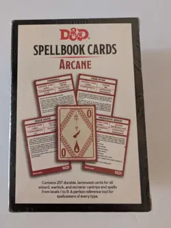 D&D Spellbook Cards Arcane - New Deck - Wizards Warlocks & Sorcerers - Image 5
