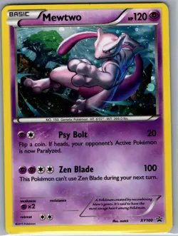Mewtwo XY100 Holo XY Promos - Pokemon Card - MP - Image 1