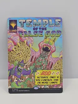 Temple of the False God Non Foil Secret Lair Encyclopedia Of Magic Near Mint MTG - Image 1