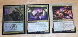 MTG 3x Legendary Jarad Golgari Lich Lord (1 foil) & Grusilda Monster Masher - Image 1