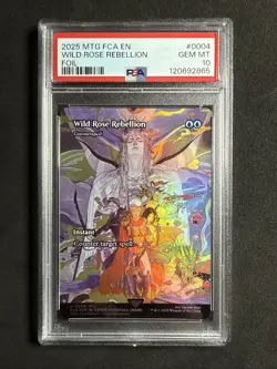 2025 MTG Final Fantasy Wild Rose Rebellion Through The Ages Foil #4 PSA 10 - Image 1