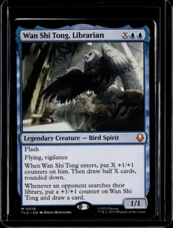 Wan Shi Tong, Librarian - 78 - TLA - NM - MTG Magic the Gathering - Image 1