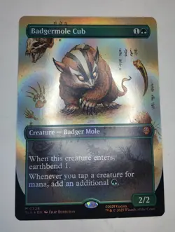 Badgermole Cub - Borderless - NM Foil - TLA - 326 - Ships now! - Image 1