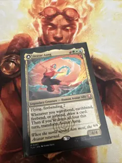 MTG TLA Avatar Aang Master Of Elements Mythic 0207 Creature Magic NM - Image 1