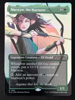 1x MTG Marwyn, the Nurturer (Rainbow Foil) - Secret Lair Drop Series (SLD) #1960 - Image 1