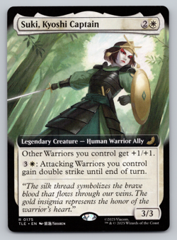 Suki, Kyoshi Captain Extended Art - MTG Avatar: The Last Airbender TLA - Image 1