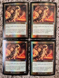 MTG- Foundry Inspector x4 - The Brother's War - Retro FOIL - Image 1