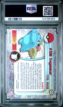 2000 TOPPS CHROME POKEMON T.V. #2 IVYSAUR PSA 9 - Image 2