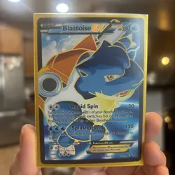 Pokemon TCG Blastoise EX #155/160 Full Art Ultra Rare - XY Base Set 2014 - Image 3