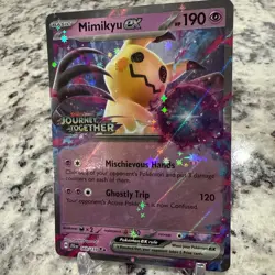 Mimikyu ex 069/159 Double Rare SV09: Journey Together Stamped Pokemon ?? - Image 3