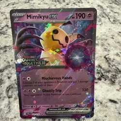 Mimikyu ex 069/159 Double Rare SV09: Journey Together Stamped Pokemon ?? - Image 4