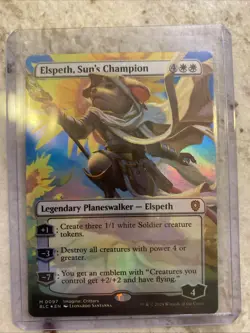 Elspeth, Sun's Champion (Borderless) Commander: Bloomburrow Foil - Image 1