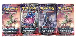 Pokemon Scarlet and Violet Temporal Forces Booster Pack Sealed RANDOM ART 4x - Image 1