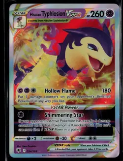 2022 Sword & Shield - Astral Radiance Hisuian Typhlosion VSTAR VSTAR/Rare Holo - Image 1
