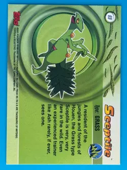 TOPPS - Pokemon Advanced - Sceptile 69 *Lightly Played - LP* - Image 2