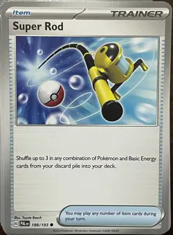 Super Rod - 188/193 - Paldea Evolved Pokemon 2023 - Image 1