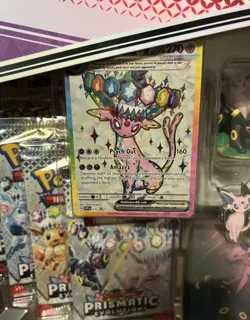 In Hand - Pokemon TCG Prismatic Evolutions Premium Figure Collection - SEALED - Image 4