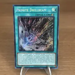 Primite Drillbeam BLMM-EN173 Secret Rare 1st Edition Yugioh TCG Spell Card - Image 1