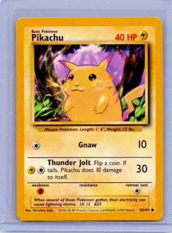 Pikachu Yellow Cheeks Base Set - A Great Card for your collection!!! - Image 1