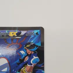 Team Aqua's Kyogre EX - 6/34 - Pokemon Double Crisis Full Art Card Pokemon LP - Image 3