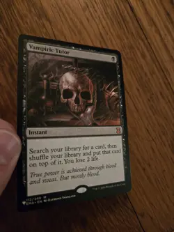 MTG Vampiric Tutor Mythic Card the List LP Magic the Gathering - Image 3