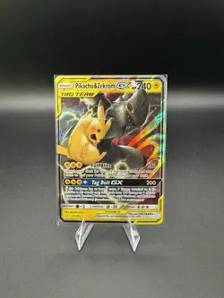 Pikachu & Zekrom GX 33/181 Team Up Ultra Rare Holo Pokemon Card NM Tag Team - Image 1