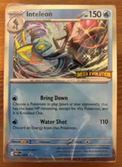 Inteleon MEP002. Mega Evolution Pokemon TCG Prerelease Promo Sealed Cards - Image 1