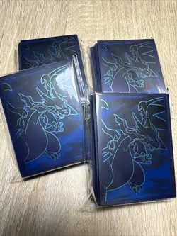 Charizard Card 65 Sleeves (New & Sealed) - Pokemon - Phantasmal Flames ETB - Image 1