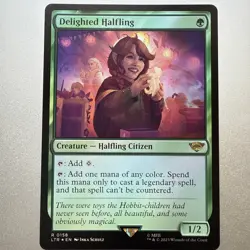 Delighted Halfling -Foil Light Play MTG - Image 1