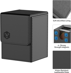 Deck Box Compatible with MTG Cards, Trading Card Case with 2 Dividers per Holder - Image 3