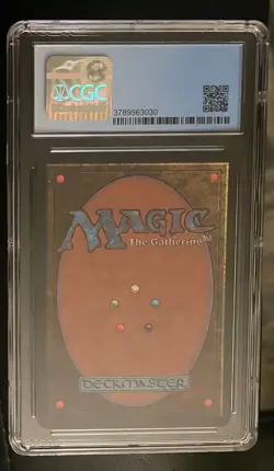 EARTHBIND ALPHA Magic: The Gathering MTG CGC Gem Mint QUAD 9+ Graded - Image 2