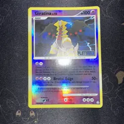 Pokemon Giratina Reverse Holo Platinum Burger King Promo Card #4/146 - Image 1