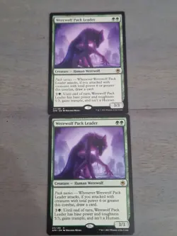 X2 Werewolf Pack Leader - Adventures in the Forgotten Realms [AFR] Rare - MTG - Image 1