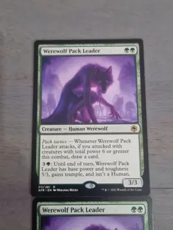 X2 Werewolf Pack Leader - Adventures in the Forgotten Realms [AFR] Rare - MTG - Image 3