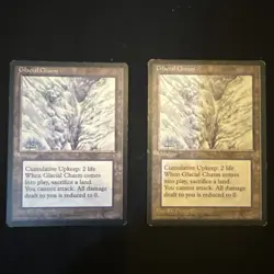 2 x Glacial Chasm - MTG Ice Age - Image 1
