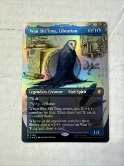 Wan Shi Tong, Librarian - Borderless Foil - MTG Avatar: TLA NM - ON HAND - Image 1