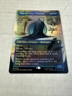 Wan Shi Tong, Librarian - Borderless Foil - MTG Avatar: TLA NM - ON HAND - Image 5