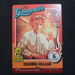 Chandra Nalaar MTG Secret Lair Magic The Baseballing English NM-Mint - Image 1