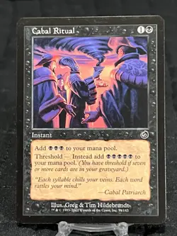 Magic the Gathering Cabal Ritual Torment Regular ~LP~ MTG - Image 1