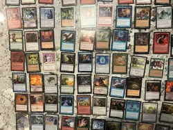 Mtg Value Lot x100 Magic The Gathering Thermokarst Forbid Whispersilk Cloak MpHp - Image 3