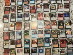 Mtg Value Lot x100 Magic The Gathering Thermokarst Forbid Whispersilk Cloak MpHp - Image 4